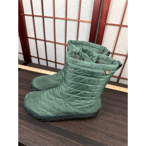 Bogs Snowday II Mid waterproof boots in the color Jade or Loden Women's size 8 - Picture 3 of 11